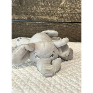 AVENT Ultra Soft Soothie Snuggle Plush Elephant Detachable Pacifier Holder